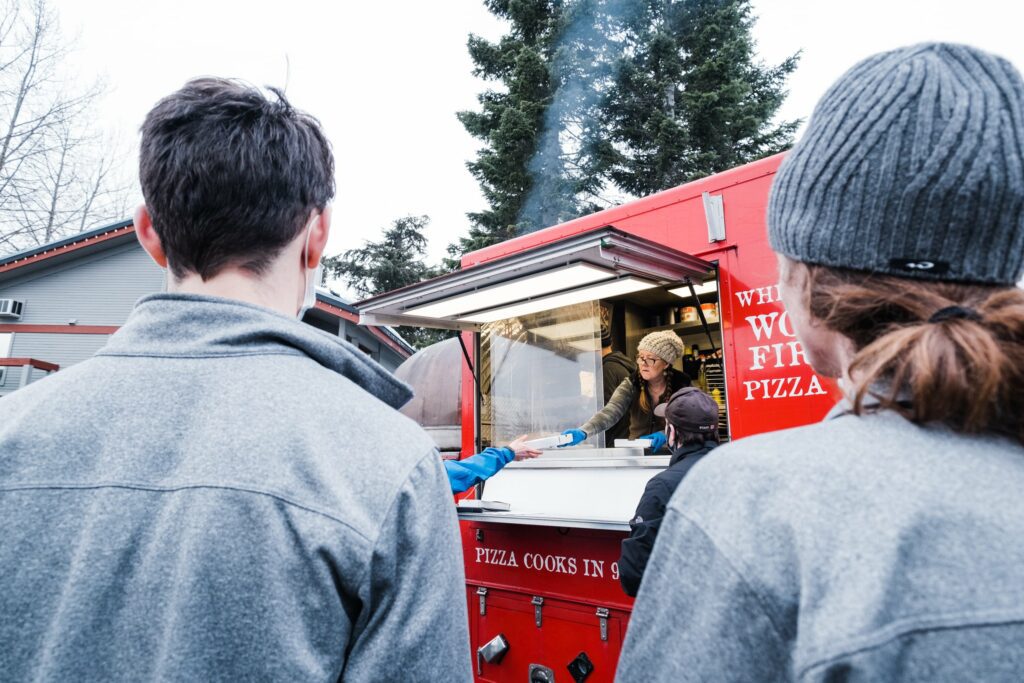 Whistler Wood Fired Pizza Customers