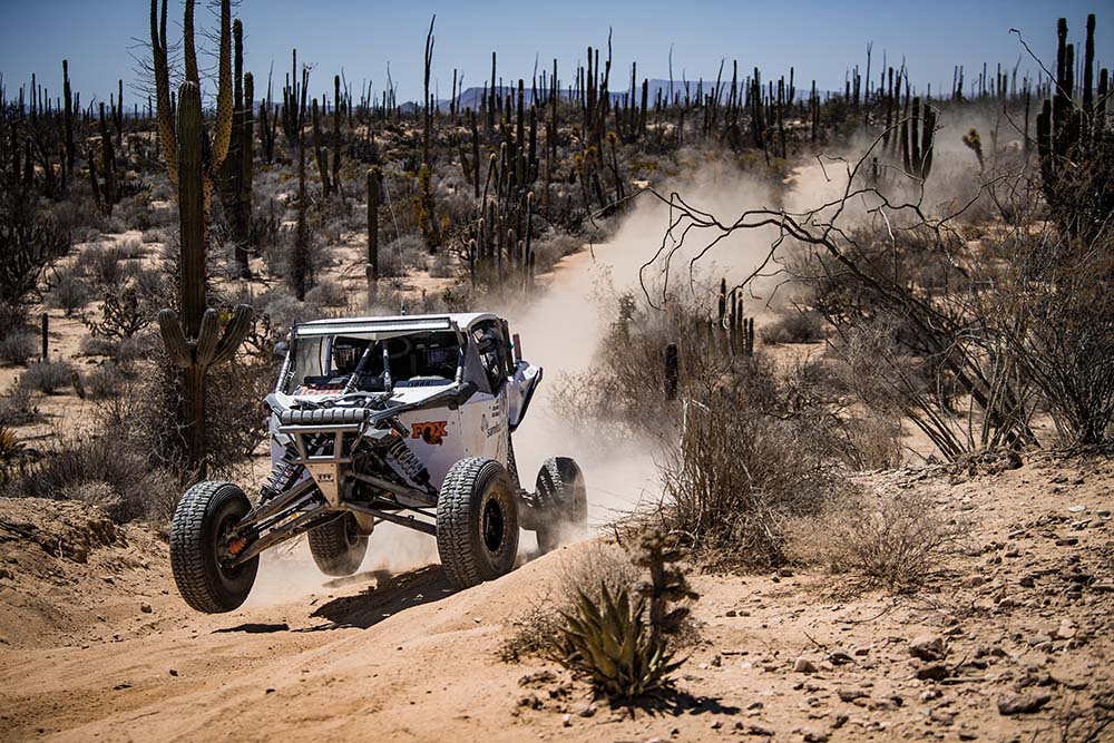 Samlex offroad 1888 UTV driving through desert in Baja Mexico
